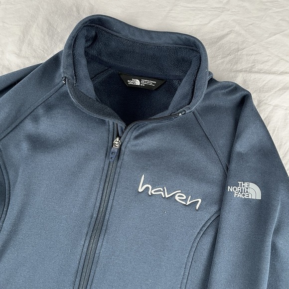 The North Face Tops - NORTH FACE Full Zip Jacket Womens Medium Blue Full Zip Outdoors Embroidered TNF